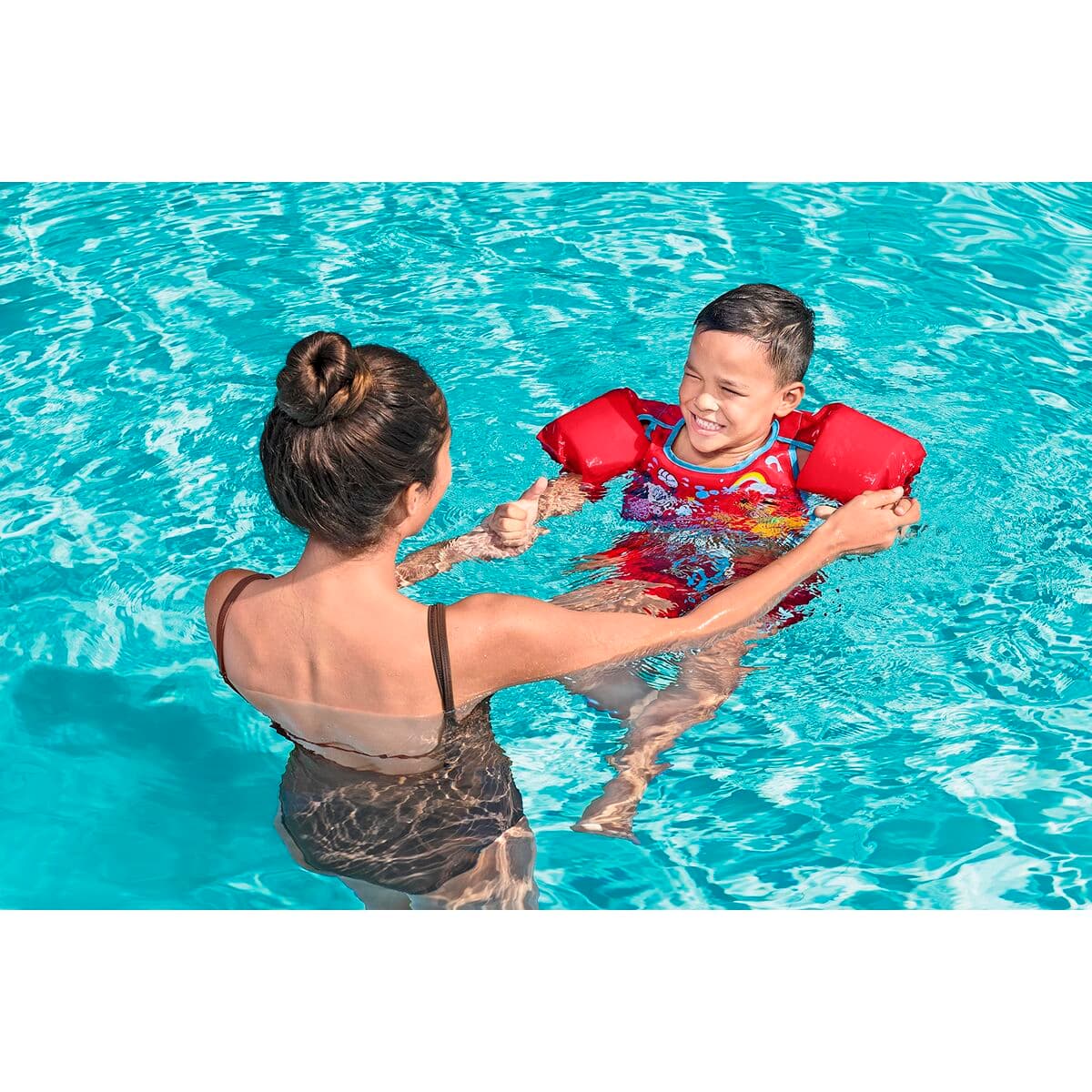 Simglasögon Bestway Röd M/L 19-30 kg — thumbnail 21