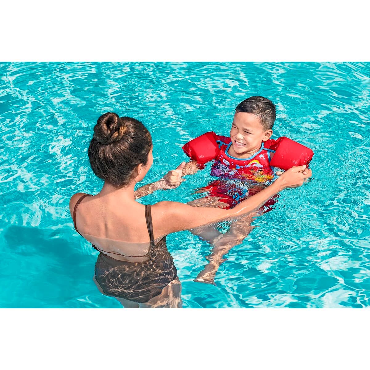 Simglasögon Bestway Röd M/L 19-30 kg — thumbnail 14