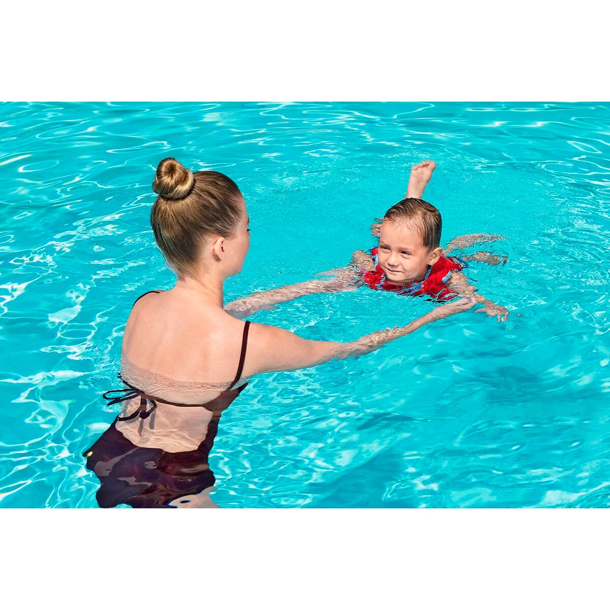 Bestway Flytväst Disney Mickey Mouse UPF 50+ 51 cm +1 till 3 År Pool och Strand 09101 — thumbnail 15